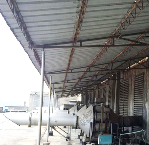  上海某半導(dǎo)體公司發(fā)電機(jī)組尾氣治理 